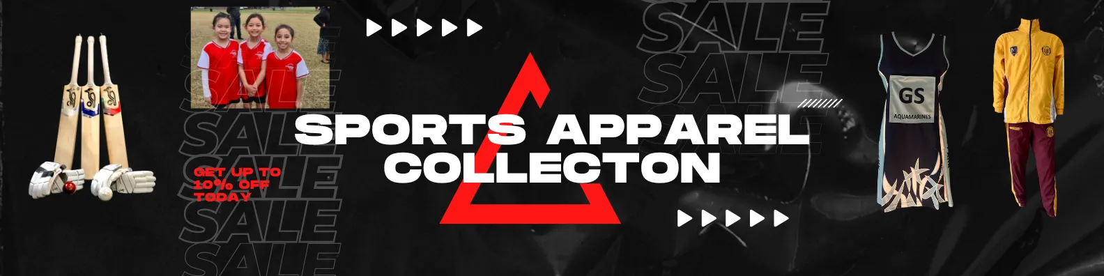 Cricket equipment, sports uniform and apparel